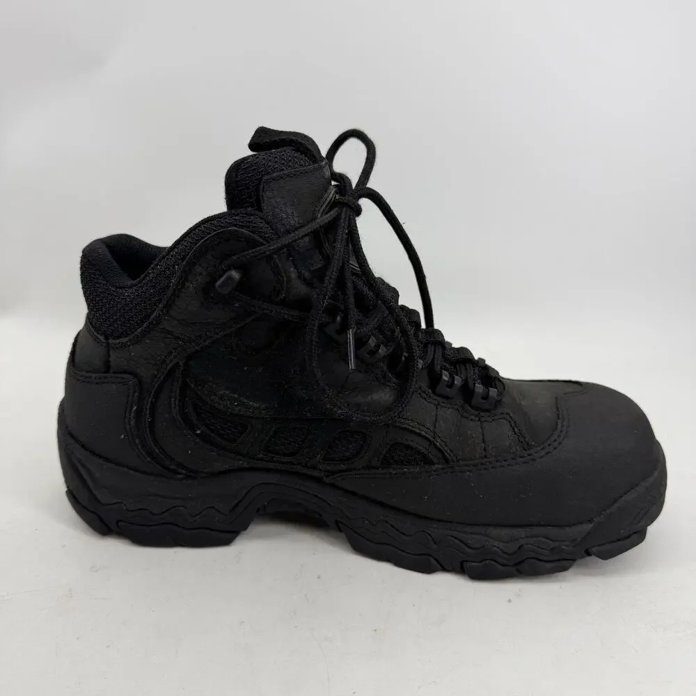 Rocky Extremium Safety Toe Boots Mens Size 8.5 Black Work Slip Resistant Combat